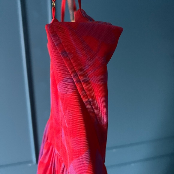 Hutch Amara Orange and Purple Gown sz 2 - Picture 15 of 16